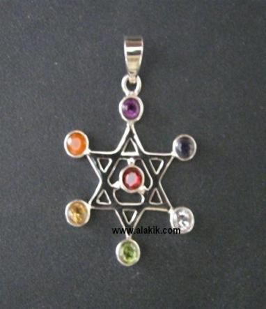 Chakra 925 silver pendant